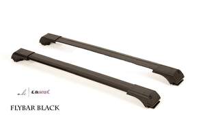 Поперечины FLYBAR на рейлинги с просветом KIA MOHAVE (BORREGO) 2008-2017 чёрные Поперечины FLYBAR на рейлинги с просветом KIA MOHAVE (BORREGO) 2008-2017 чёрные