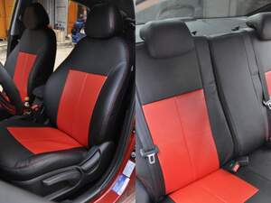 Чехлы CarFashion для сидений AUDI A-3 5д с 2003 по 2012 черный/красный/красн 10098633 Чехлы CarFashion для сидений AUDI A-3 5д с 2003 по 2012 черный/красный/красн 10098633