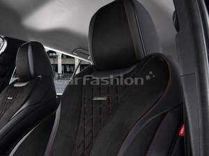 Комплект каркасных чехлов 5D «BUFFALO PLUS» черный/черный/красный 22764