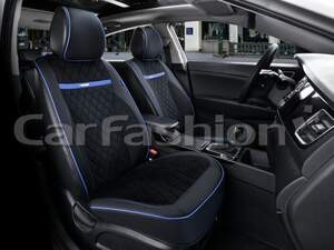 Накидки Фронт 3D «BARCELONA» черный/черный/синий/синий 21980