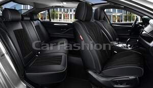 Комплект каркасных чехлов 5D «ARGON PLUS» черный/черный/серый/серый 27381