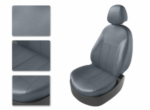 Чехлы CarFashion для сидений HYUNDAI SOLARIS SD разд серый/серый/серый 21118444