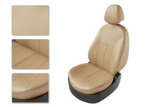 Чехлы CarFashion для сидений UAZ PATRIOT 2008-14г бежевый/бежевый/бежевый 41018111