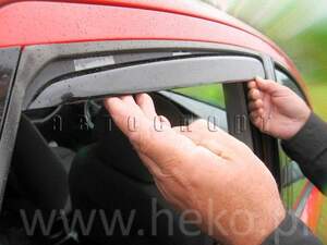 Дефлекторы окон вставные AUDI A4 (2008-; кузов 8K,B8) седан «Team HEKO»