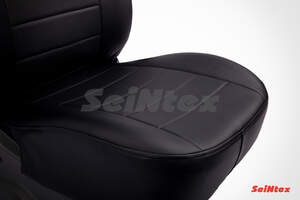 Чехлы Seintex из экокожи для сидений Chevrolet Cobalt 2013-2017 черные