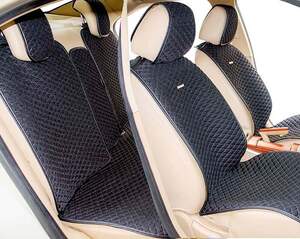 Комплект Накидок «PALERMO PLUS» черный/т.серый 21764