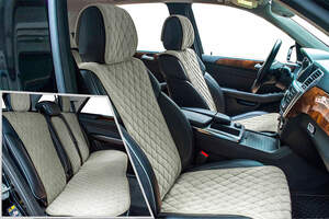 Комплект Накидок «BULLET PLUS» св.серый/т.серый 21749