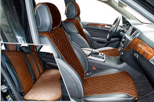 Комплект Накидок «TARGET PLUS» бежевый/коричневый 21728