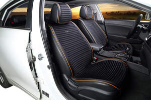 Накидки передние «MONACO» черный/черный/оранжевый/оранжевый21818