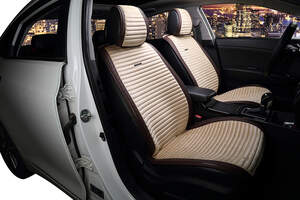 Накидки передние «MONACO» коричневый/бежевый/бежевый/коричневый21836