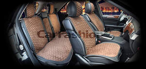 Комплект Накидок «CAPRI PLUS» черный/коричневый/коричневый 22248