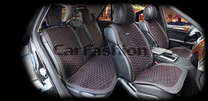 Комплект Накидок «CAPRI PLUS» черный/черный/красный 22246