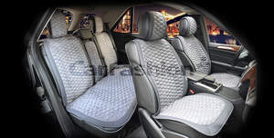 Комплект Накидок «CAPRI PLUS» серый/серый/св.серый 22254