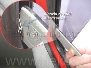 Дефлектор на решетку радиатора радиатора FORD TRANSIT 2013-верх, Хеко (Польша)
