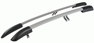 Рейлинги «APS» продольные алюминиевые для RENAULT SANDERO (2010-2014) серебристый