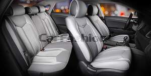 Комплект накидок «URBAN PLUS» серный/т.серый/серый 22370