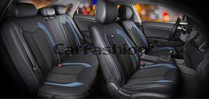 Комплект накидок «URBAN PLUS» черный/черный/синий 22365