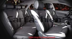 Комплект накидок «STING PLUS» белый/черный 22364