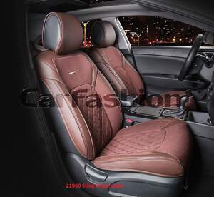 Накидки на передние сиденья «STING» кофе/кофе 21960