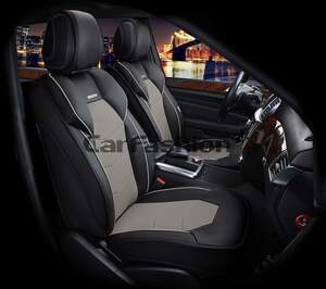Накидки на передние сиденья «SAMURAI» серый/серый/черный 21945