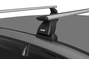 Багажник «LUX» с дугами 1,2м аэро-трэвэл (82мм) Peugeot 308 Hb 3d/5d и Peugeot 407 Sd со штатными местами