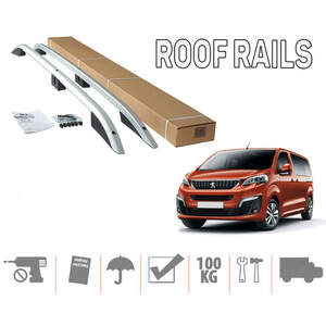 Рейлинги «SKYPORT» продольные для OPEL VIVARO 2001-2015 короткая база,серебристые от Erkul