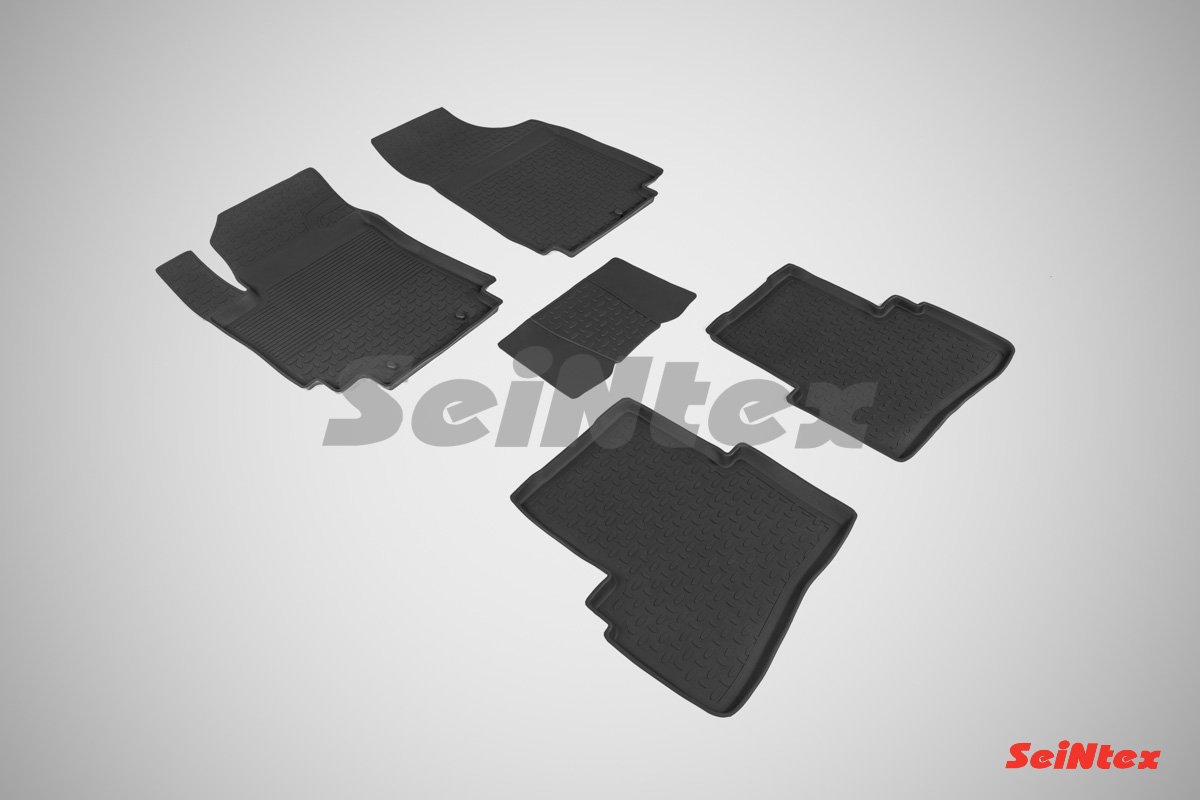 Коврики резиновые HYUNDAI Creta (2016-2021) с высоким бортом «Seintex» Коврики резиновые HYUNDAI Creta (2016-2021) с высоким бортом «Seintex»