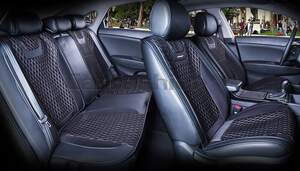 Комплект накидок «TORINO PLUS» черный/черный/бежевый 22213