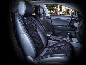 Накидки передние «TORINO» черный/черный/т.серый 21417