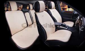 Комплект накидок «VERONA PLUS» бежевый/коричневый/бежевый 22290