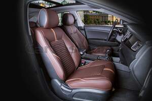 Накидки Фронт «SECTOR LEATHER» коричневый/коричневый/коричневый 21387