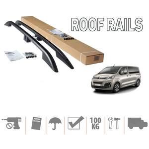 Рейлинги «SKYPORT» продольные для CITROEN BERLINGO II 2008-2017черные от Erkul