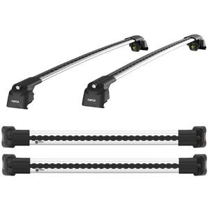 Багажные поперечины TURTLE AIR 2на интегриров.рейлинги HYUNDAI Tucson III/IV (2015-н.в.)серебристые