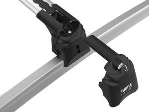 Багажные поперечины TURTLE AIR 2 на интегриров.рейлинги MITSUBISHI Outlander III/IV SUV 5дв (2013-2021/2021-н.в.)  черные