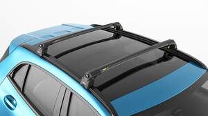 Багажные поперечины TURTLE AIR 2 на интегриров.рейлинги KIA Ceed III SW (2018-н.в.)  с замками черные