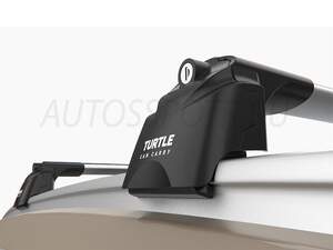 Багажные поперечины TURTLE AIR 2 на интегриров.рейлинги KIA Sorento III PRIME (2015-2020 / IV 2020-н.в.)  серебристые