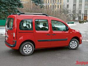 Рейлинги «EAGLE» с встроенными поперечинами для Renault Kangoo II (2007-н.в.)