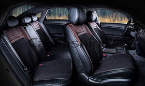 Комплект Накидок «ARSENAL PLUS» кофе/черный 22074