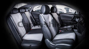 Комплект Накидок «ELEMENT PLUS» серый/черный/черный/серый 22498