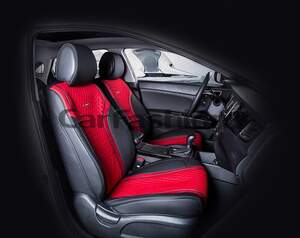 Накидки Фронт «ELEMENT» красный/черный/черный/красный 21488