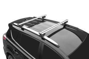 Багажник  LUX Бэлт  на рейлинги с дугами 1,2м аэро-трэвэл (82мм) Nissan Terrano