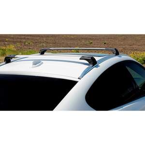 Багажные поперечины SKYBAR V2 на интегриров. рейлинги BMW X5 (E70) 2006-2013, серебристые
