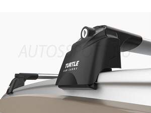 Багажные поперечины TURTLE AIR 2 на интегриров.рейлинги Toyota Fortuner (2015-...)  черные