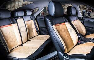 Комплект Накидок «EVOLUTION PLUS» бежевый/черный/коричневый 22431