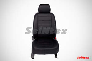 Чехлы Seintex из экокожи для сидений HYUNDAY ACCENT 1999-2012 черные