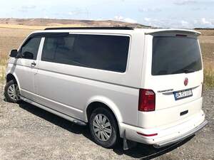 Интегриров. рейлинги FLUSH (Флаш) продольные VW T5 (2003-2015) длинная база, черные ERKUL