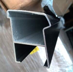 Интегриров. рейлинги FLUSH (Флаш) продольные RENAULT TRAFIC 2001-2015 дл. база, черные