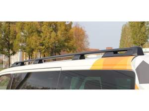 Рейлинги продольные VW T5 (2003-2015) серебристые (длинная база) 