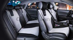 Комплект Накидок «SPACE PLUS» черный/серый/серый 22409