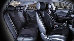 Комплект Накидок «SPACE PLUS» черный/черный/черный 22403